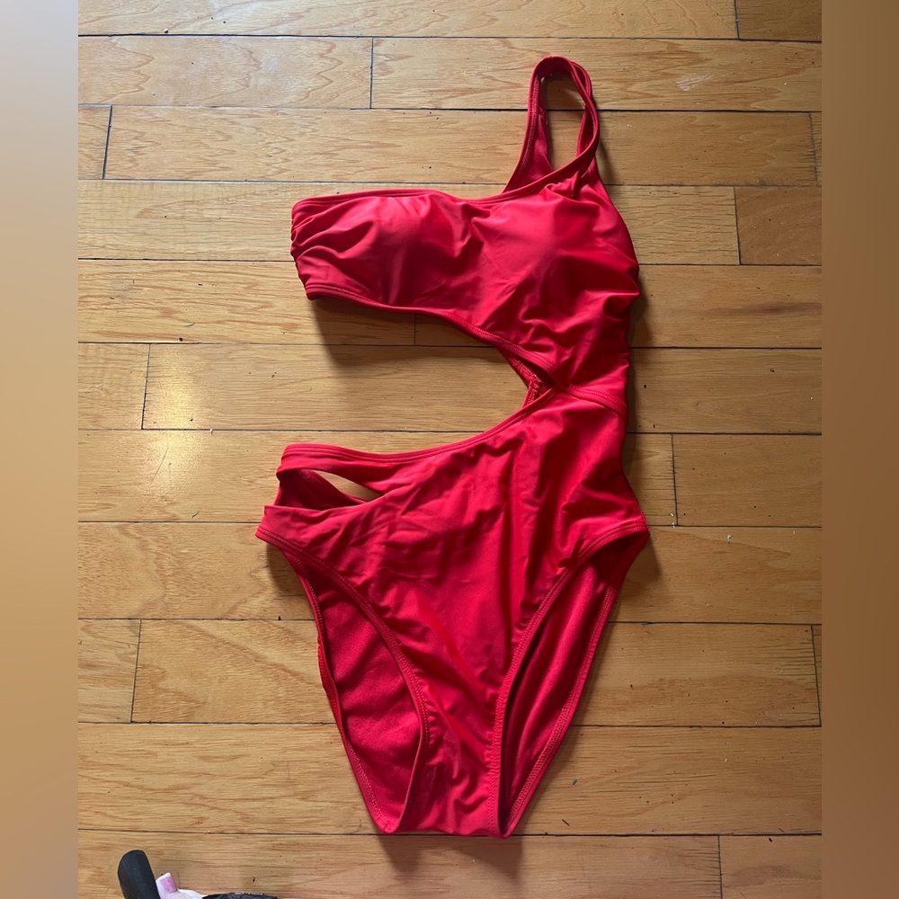 Express cut out one piece bathing suit